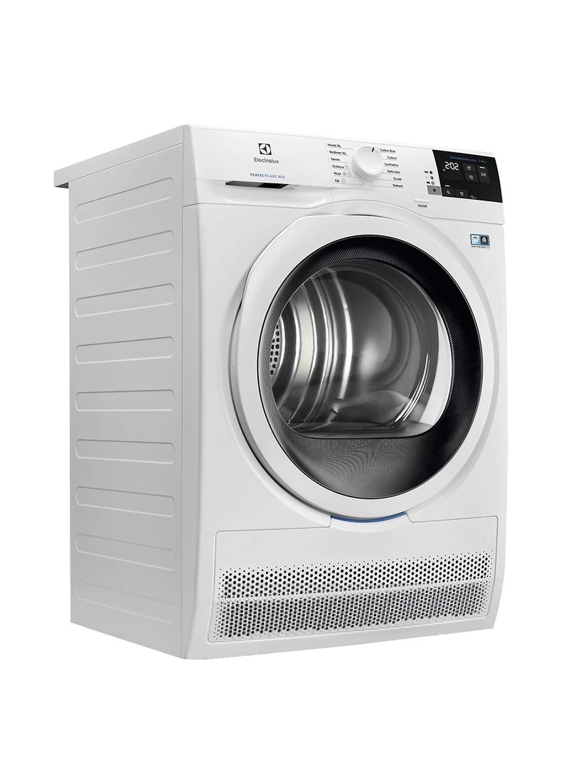 Electrolux - 8kg Tumble Dryer PerfectCare 600 with Inverter Motor Technology & Touch LCD Display, Auto Programs Include Delay Start/Delicate Option/SensiCare/Sensor Dryer, Adjustable Door EW6C4824CB White - Image 1