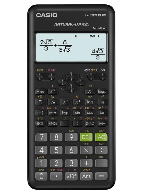 CASIO FX-82ESPLUS-2 2nd Edition Function Scientific Calculator Multicolour - Image 1