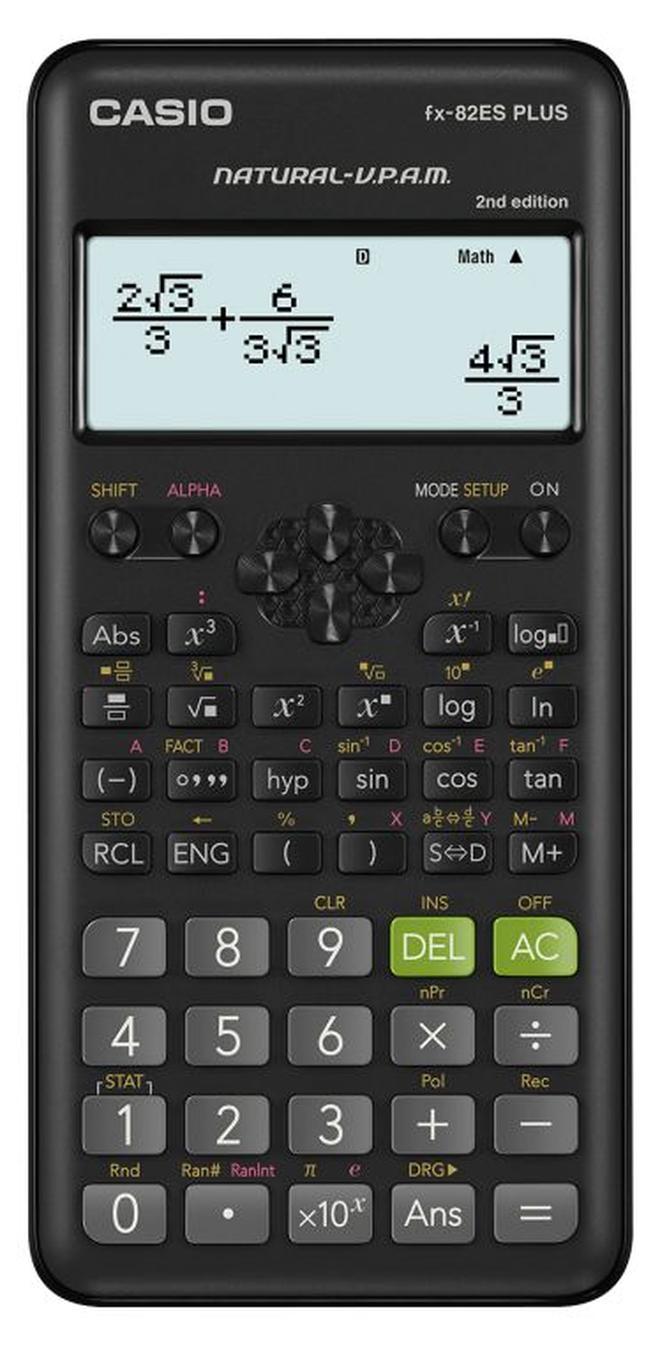 CASIO FX-82ESPLUS-2 2nd Edition Function Scientific Calculator Multicolour - Image 1