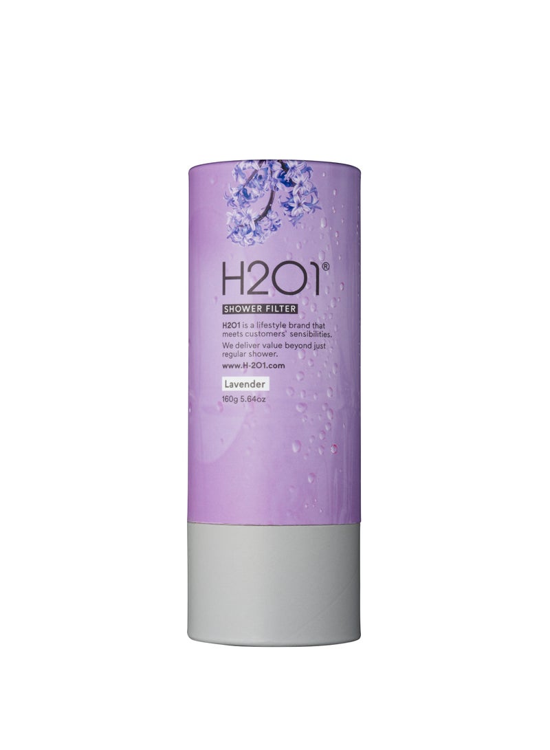 H201 Lavender Shower Filter purple 160grams  - Image 1