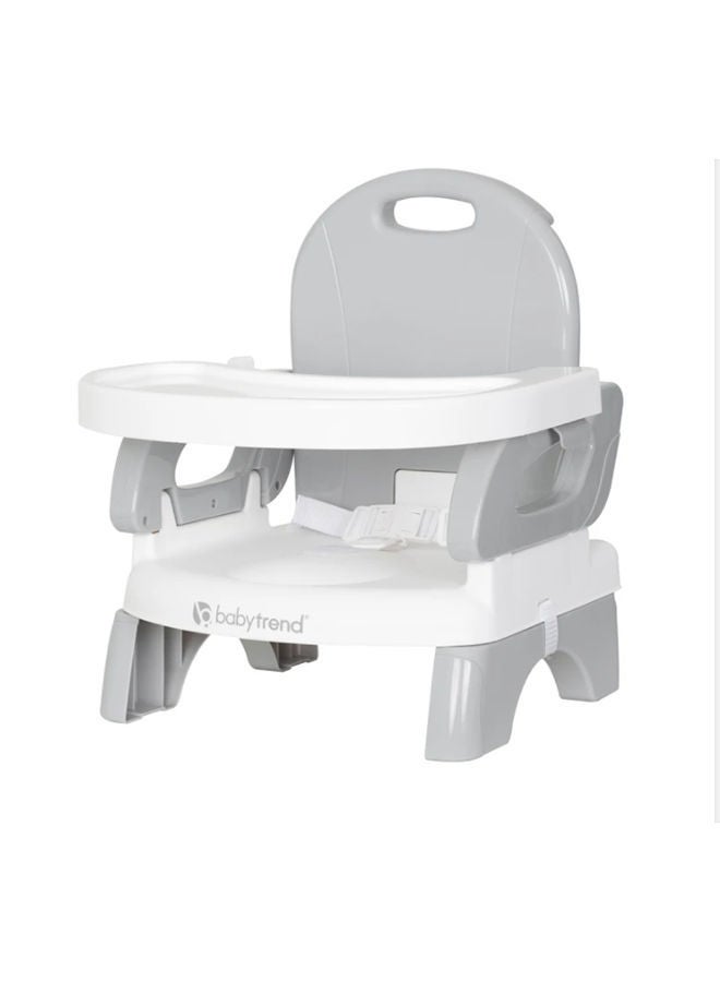 babytrend Portable High Chair - Ice Grey  - Image 1