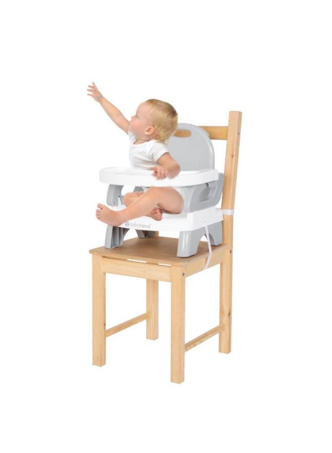 babytrend Portable High Chair - Ice Grey  - Image 2