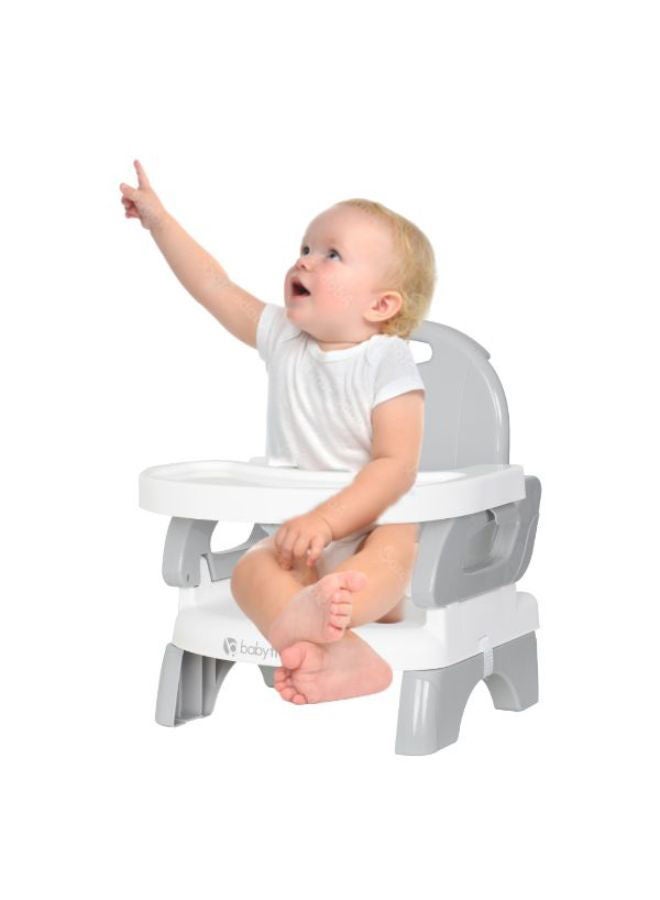 babytrend Portable High Chair - Ice Grey  - Image 3