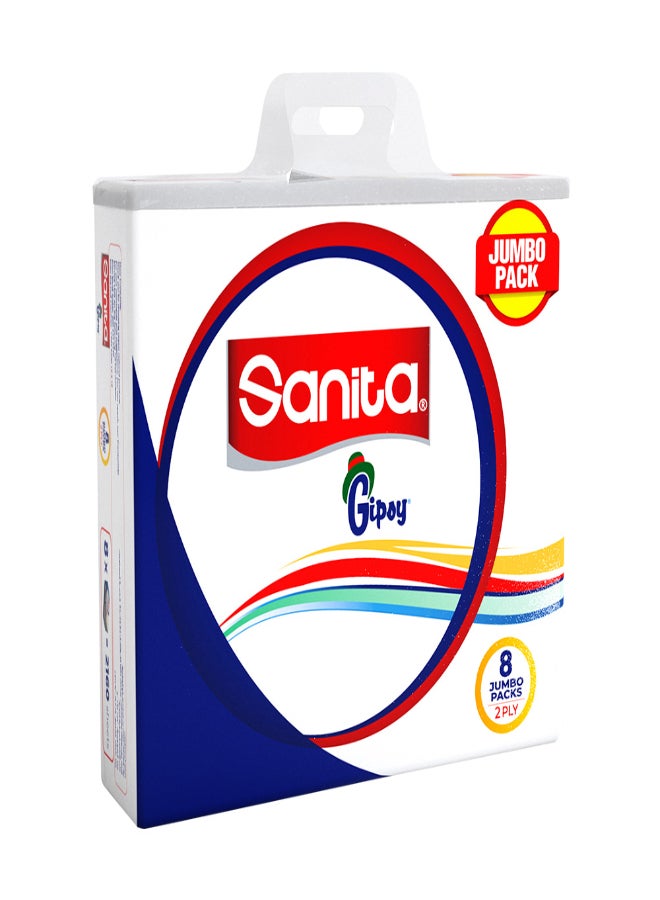 Sanita Facial Tissue 2 Ply 270 Sheets White