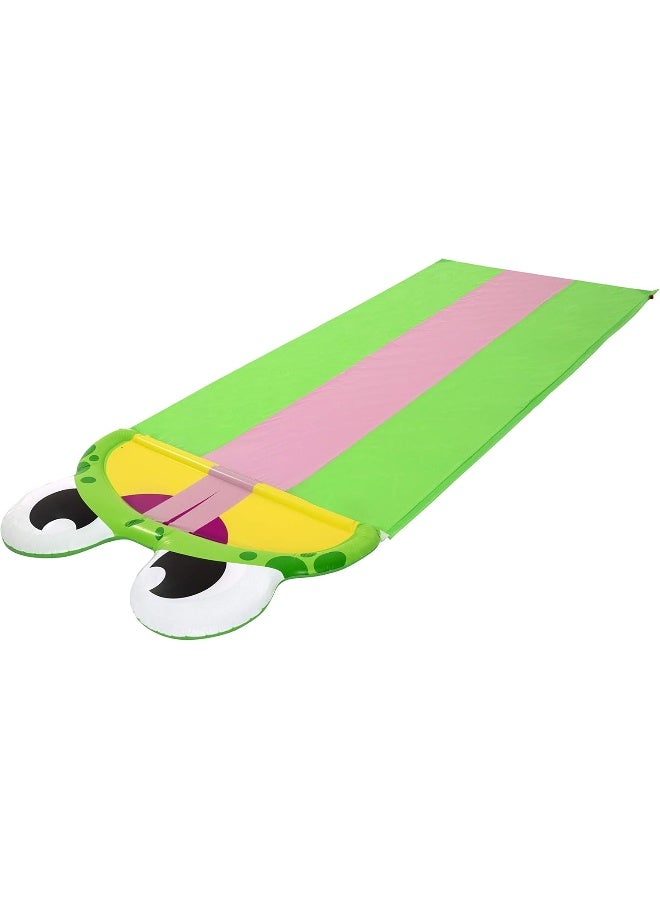 Bestway H2Ogo Friendly Frog Slide 488Cm, Water Slides & Blobz, 52389, Multi Color 4.88meter  - Image 1