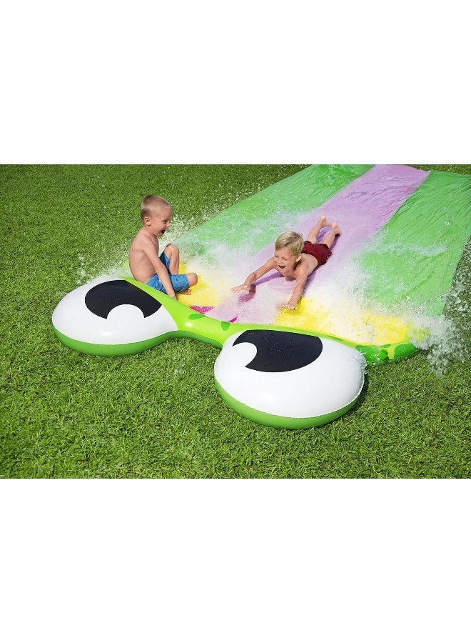 H2Ogo Friendly Frog Slide 488Cm, Water Slides & Blobz, 52389, Multi Color 4.88meter