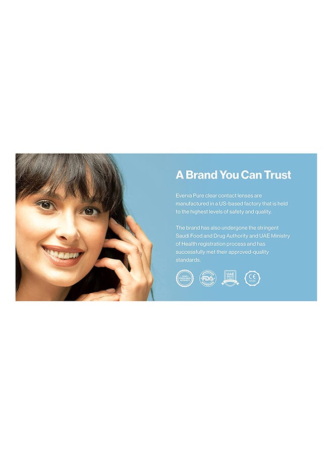 everva Pure - Daily Disposable Pack Clear Contact Lenses - Pack of 30 - Image 4