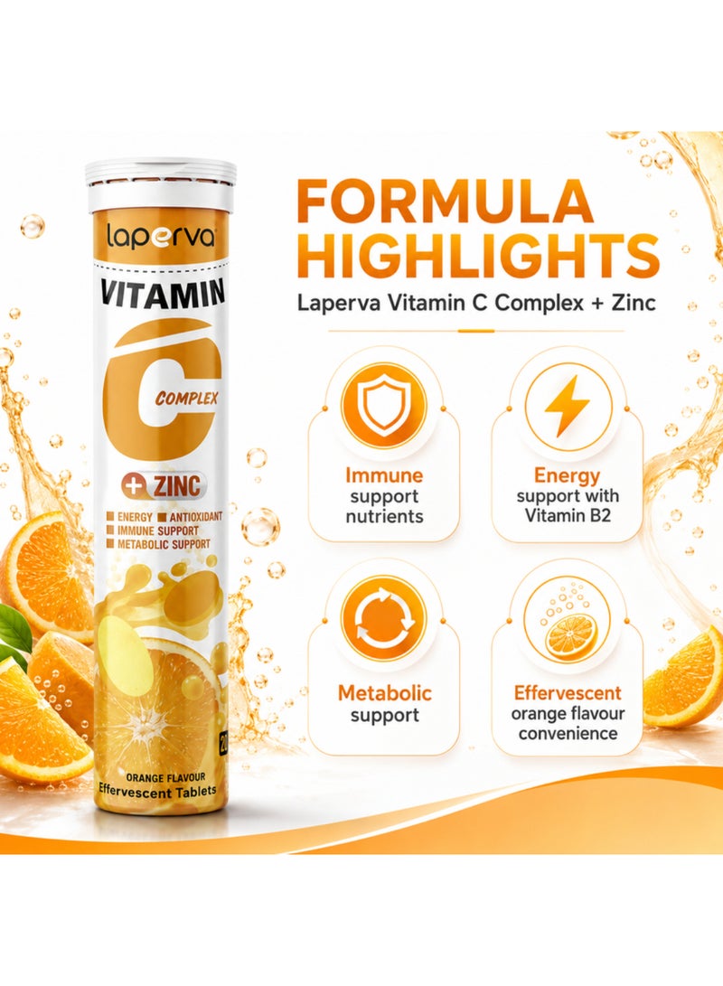 Laperva Vitamin C Complex Plus Zinc - 20 Tables - Image 3