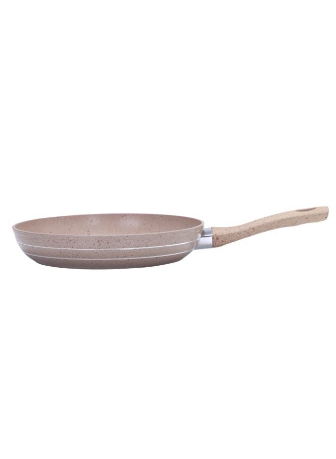 Royalford - 28CM Granite Coated Smart Frypan Beige 28CMcm - Image 1
