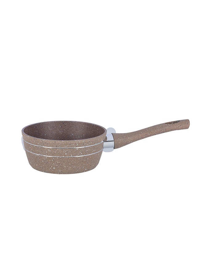 Royalford - Granite Coated Smart Saucepan Brown 16cm - Image 1