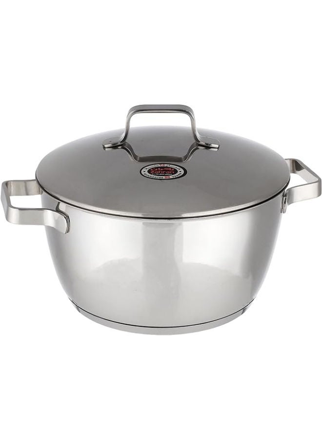 Optima SS 10 Pieces Stewpots Lid (16-18-22-24-28) Silver 16-18-22-24-28cm