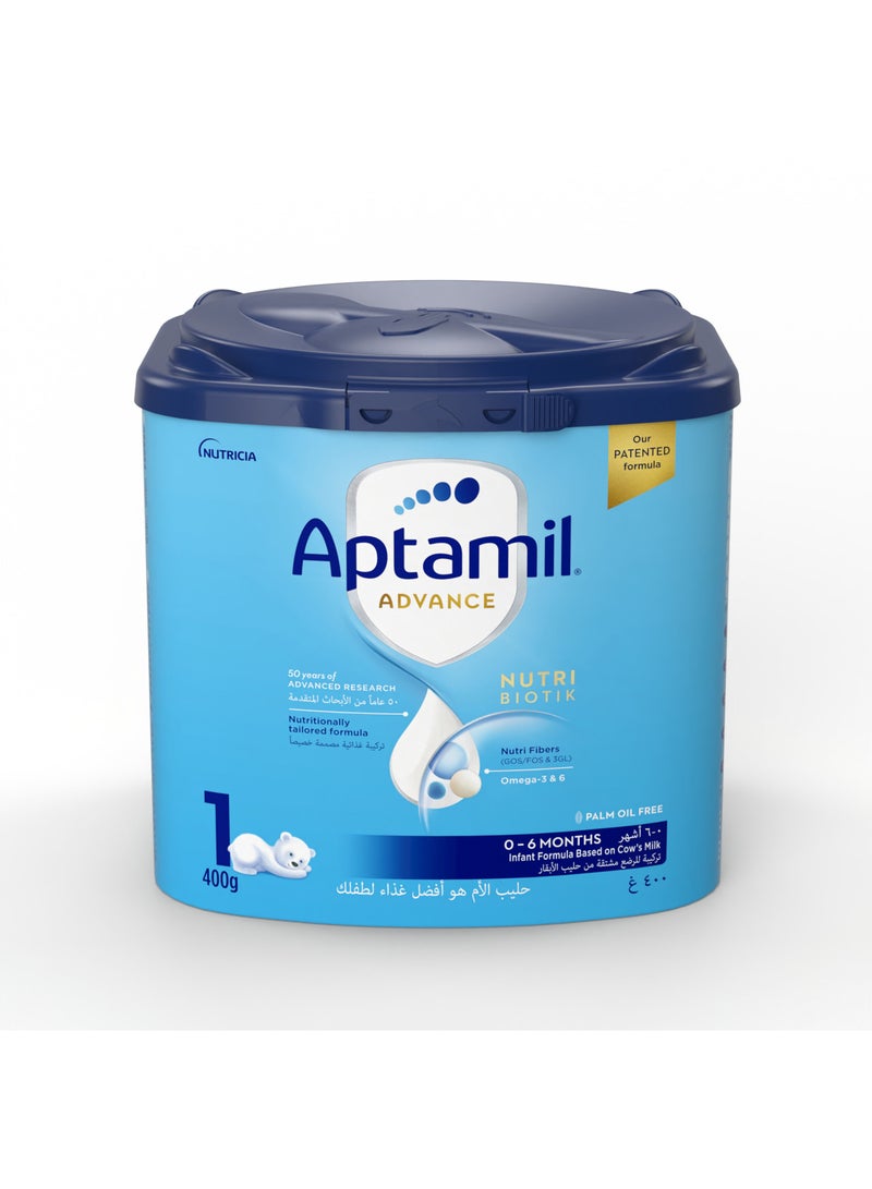 ابتاميل حليب أدفانس 1 تركيبة الجيل القادم للرضع من عمر يوم - 6 أشهر 400جرام - Image 2