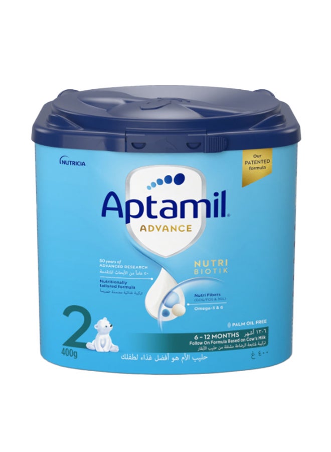 Aptamil - Advance 2 Follow On Formula From 6-12 Months 400grams - Image 1