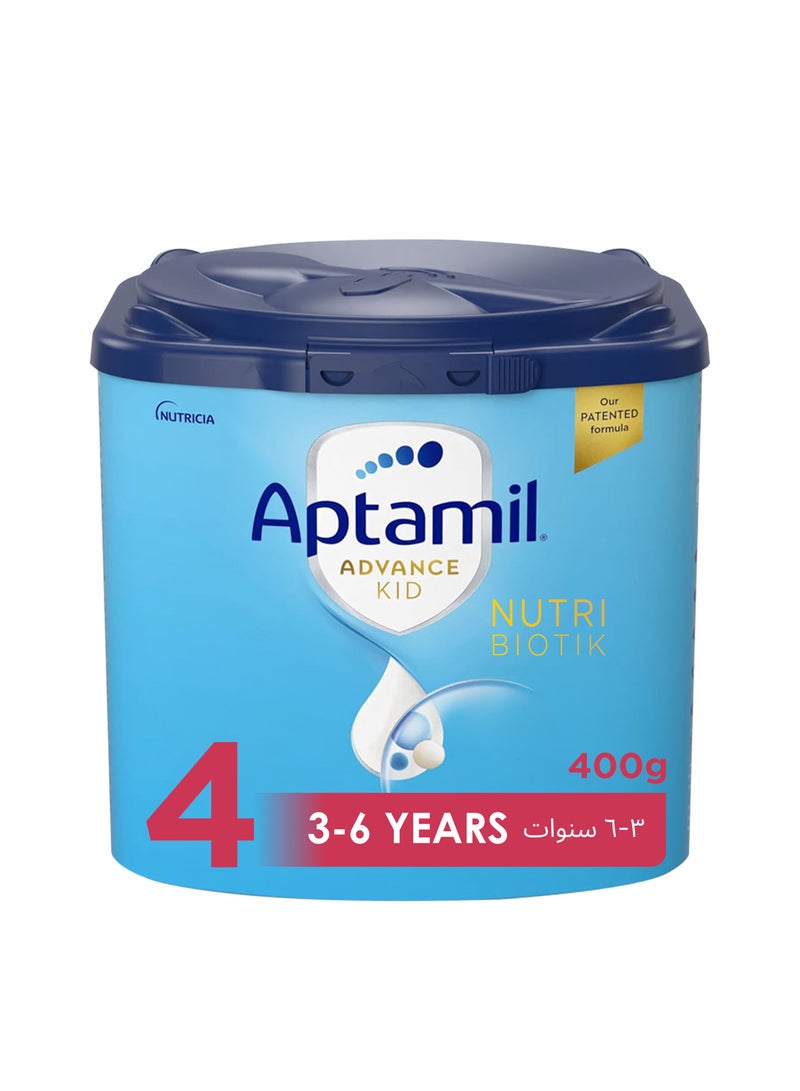 Aptamil Advance Kid 4 Growing Up Formula Milk From 3-6 Years, Easy To Use Pack 400grams - Image 1