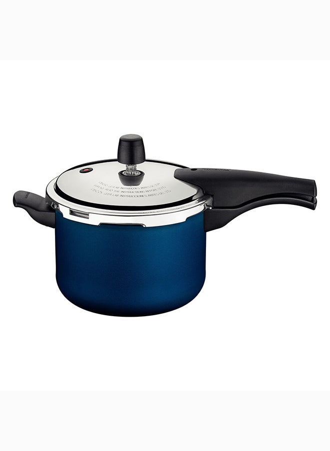 Vancouver Aluminum Pressure Cooker With Easy To Clean Interior And Exterior Starflon Max PFOA Free Nonstick Coating Blue 4.5Liters - pnsku/N44743356A/45/_/1739788953/39ebc3f0-7442-4e33-bc0e-a8470f834d79