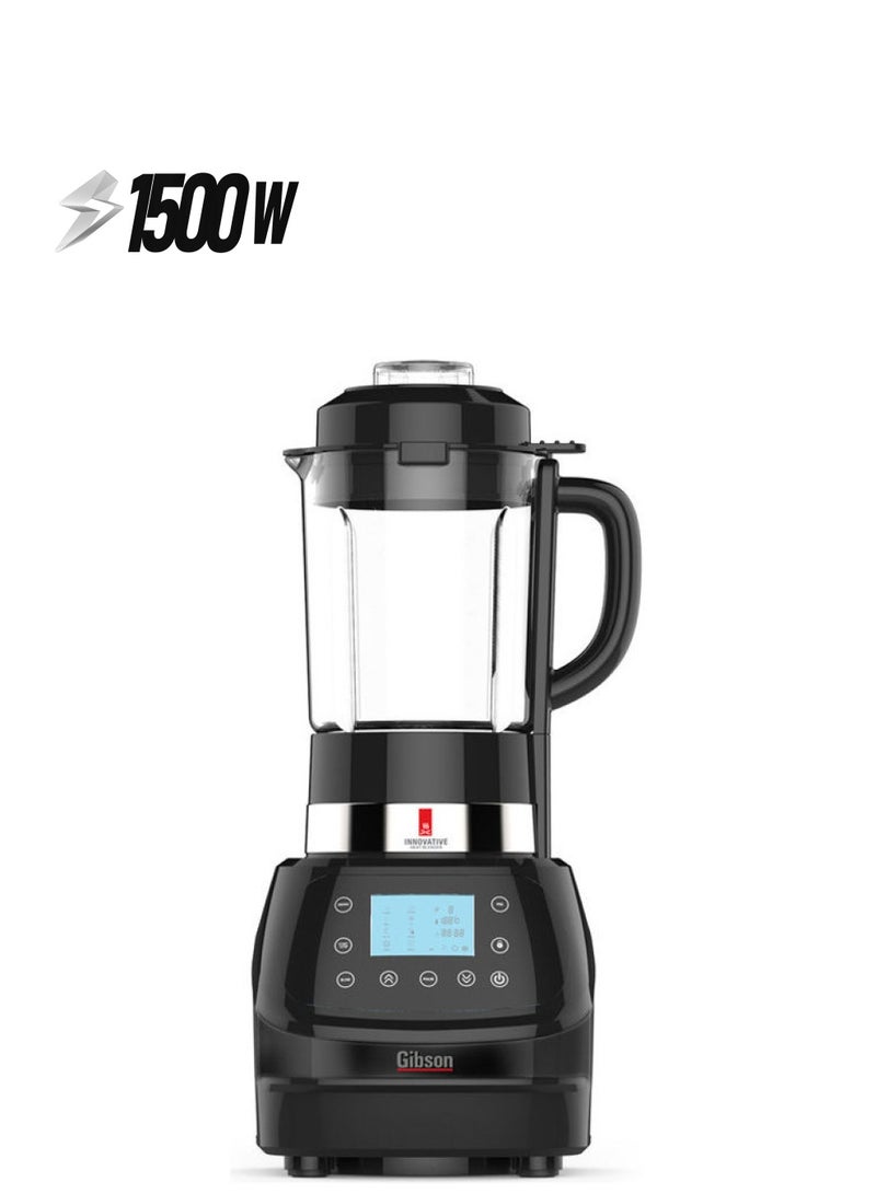 7-In-1 Heat Blender With Self Clean 1.7 L 1500 W GHB501B Black/Silver