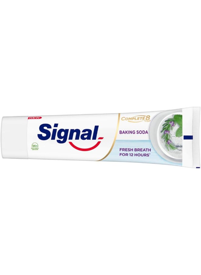 Signal Toothpaste Complete 8 Baking Soda White 75ml