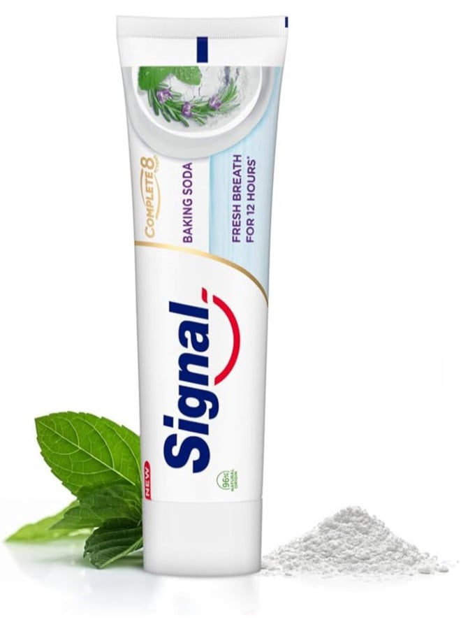 Toothpaste Complete 8 Baking Soda White 75ml - pnsku/N44755939A/45/_/1741155765/1872577b-4cef-44f4-8244-0ea62a3c3111