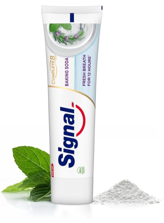 Signal - Toothpaste Complete 8 Baking Soda White 75ml - Image 1