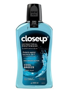 Closeup Cool Breeze Antibacterial Mouthwash Blue 500ml  - Image 1