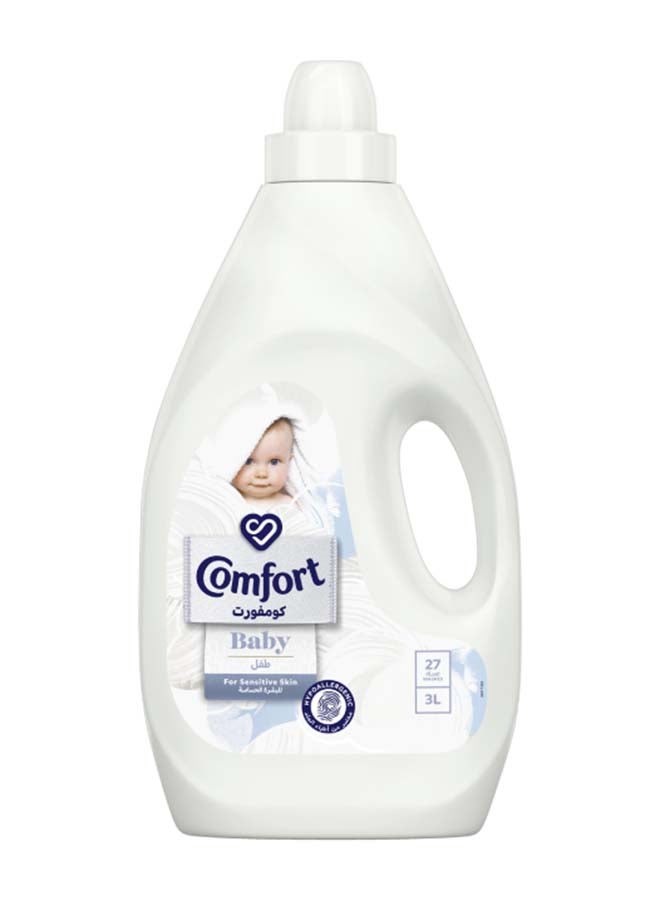 Comfort - Dilute Fabric Softener Dermatologically Tested For Sensitive Skin Clear 3Liters - Image 1