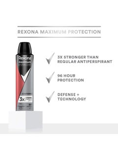 Rexona Maximum Protection Confidence Antiperspirant Spary Men 150ml  - Image 5