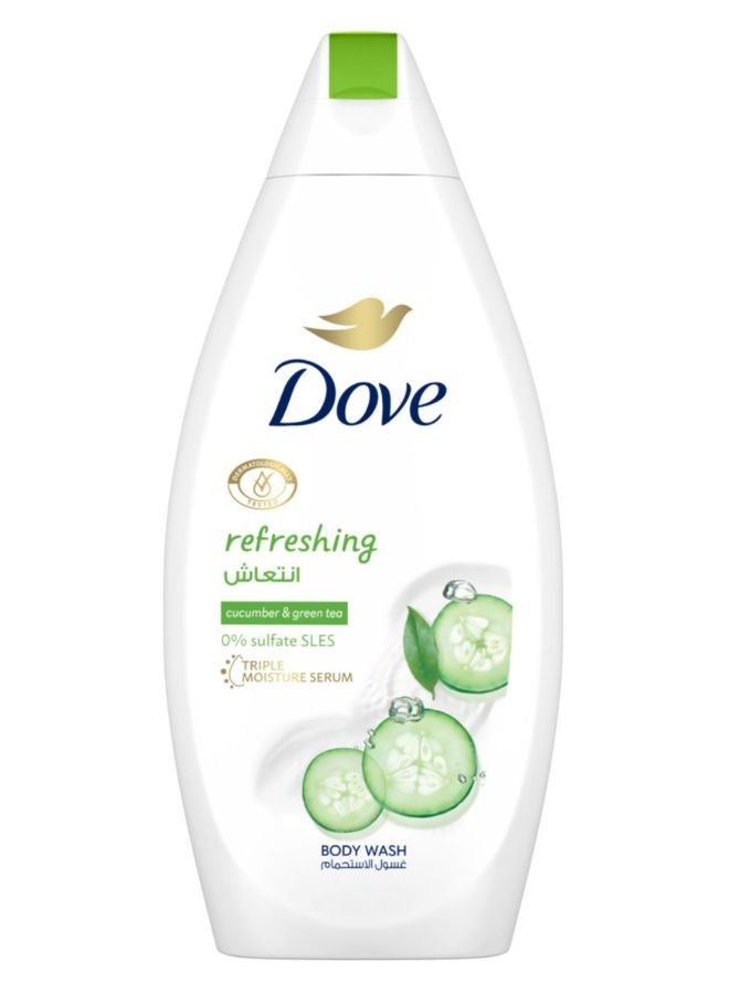Dove Go Fresh Refreshing Body Wash Cucumber and Green Tea 750ml  - Image 1
