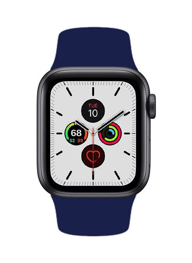 300 mAh T500 Silicone Smart Watch Full Touch Screen Calls Compatible With Android And IOS Blue - Image 2