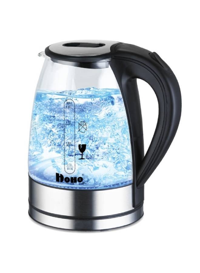 HOHO - Electric Kettle 1.8L 1.8 L hoho -8820 Transparent - Image 1