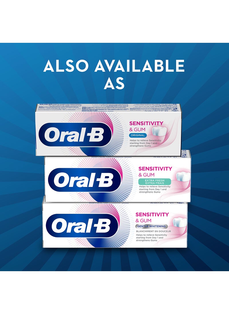 Oral-B - Sensitivity And Gum Original Toothpaste Multicolour 75ml - Image 1