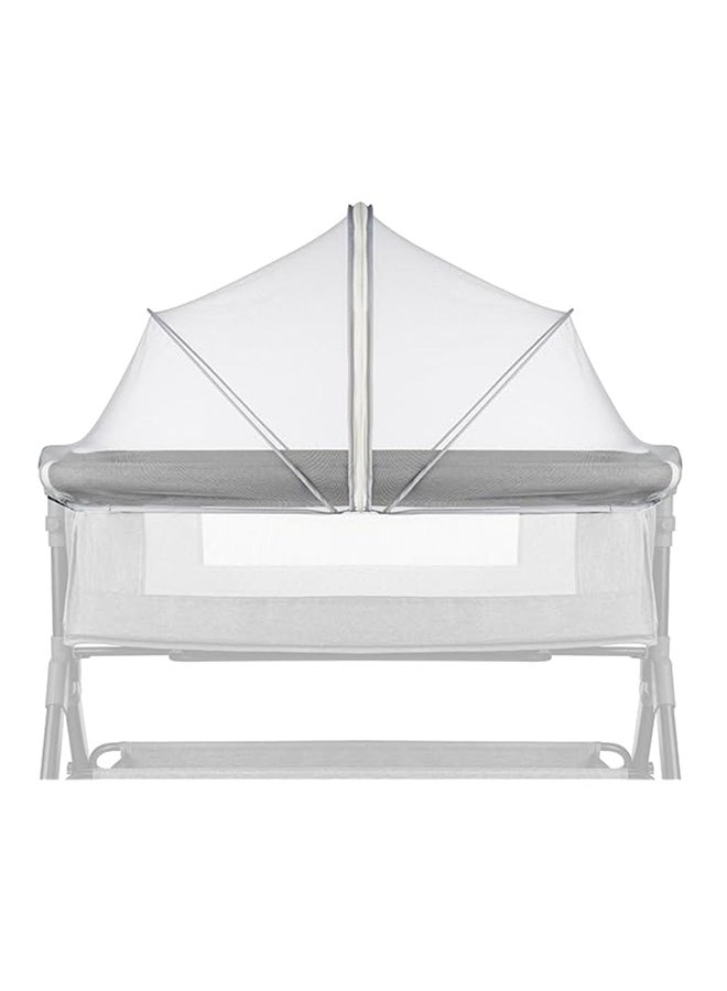 Cam شبكة ناموسية للأطفال، محمولة، غطاء ناموسية، للأطفال والبالغين، شبكة مهد للأطفال، مظلة شبكية لسرير الأطفال الصغار، حظيرة لعب للأطفال الصغار، سرير، يحميني، قابل للتنفس منذ الولادة - أبيض - Image 3