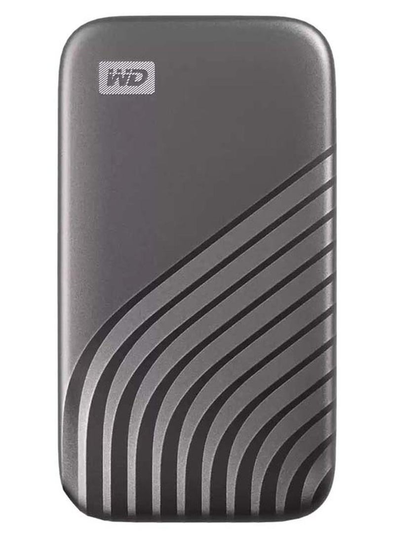 WD 1 TB My Passport SSD - Portable SSD, up to 1050MB/s Read and 1000MB/s Write Speeds, USB 3.2 Gen 2 - Space Gray WDBAGF0010BGY-WESN 1 TB - Image 1