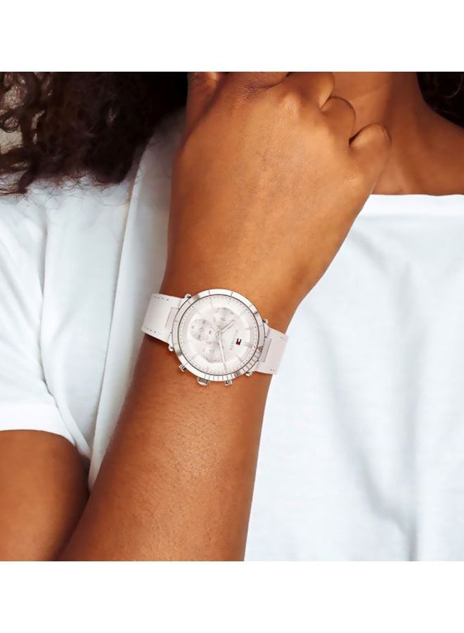 TOMMY HILFIGER Women's Leather Analog Watch-1782352 - Image 4