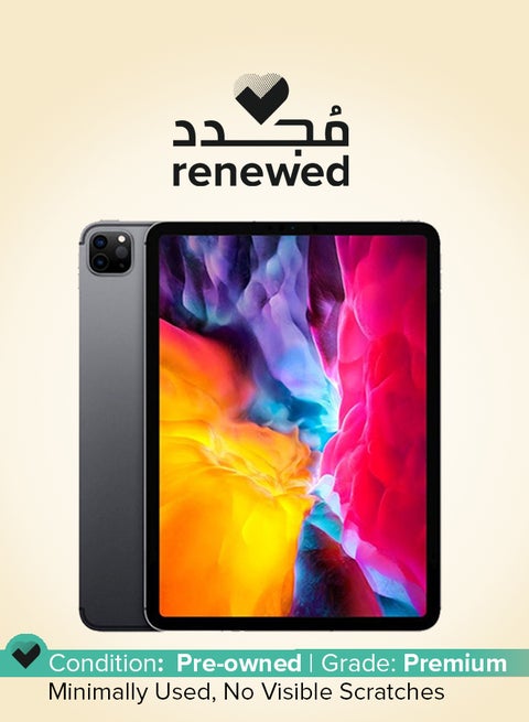 Renewed - iPad Pro 2020 With FaceTime 11inch 256GB Wi-Fi Space Grey