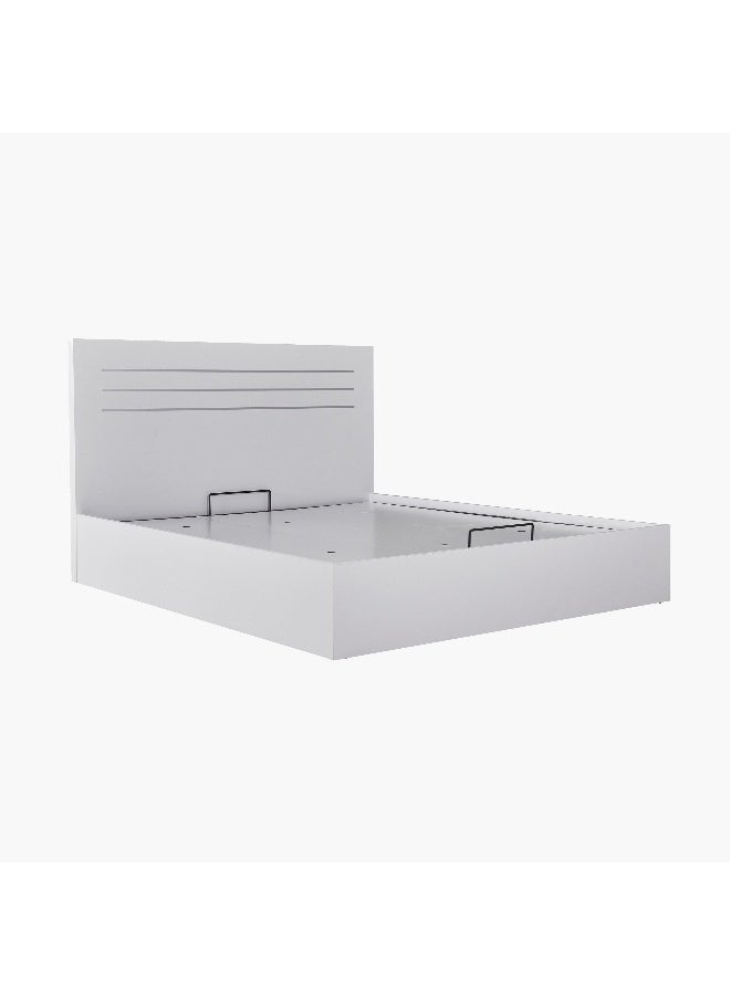 Home Box - Patara King Hydraulic Storage Bed - 180X200 Cm White - Image 1