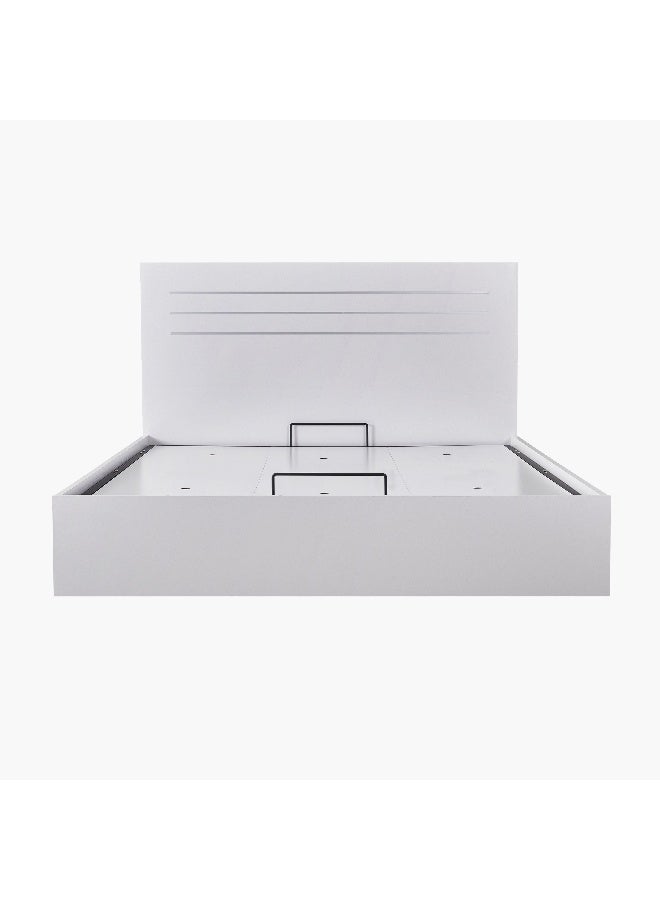 Home Box - Patara King Hydraulic Storage Bed - 180X200 Cm White - Image 1