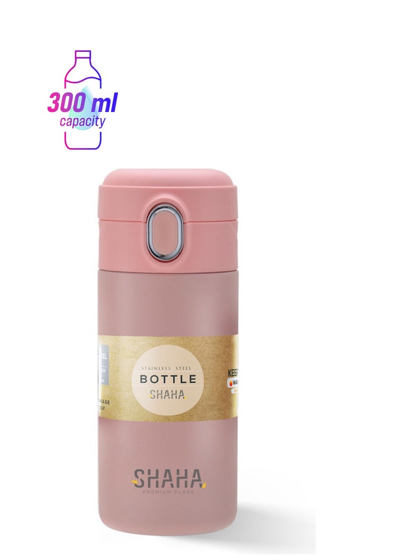 SHAHA Stainless Steel Vaccum Bottle Pink