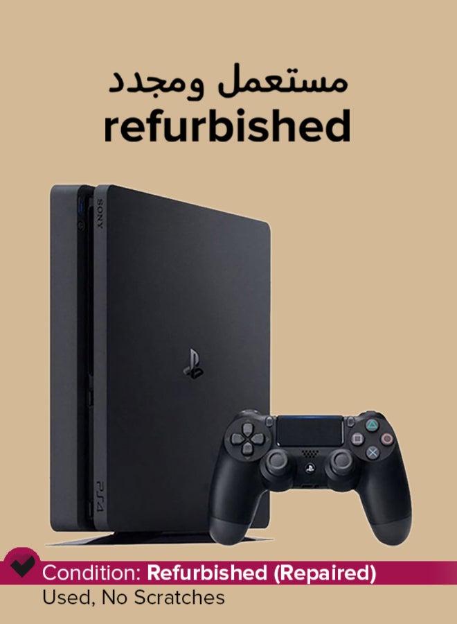Sony Refurbished - Playstation 4 Slim 500GB Console - Jet Black - Image 1