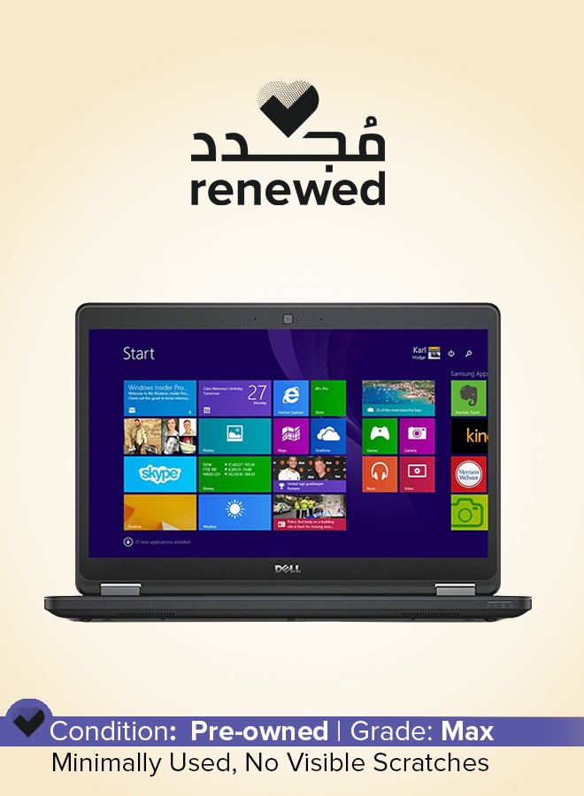 DELL Renewed - Latitude E5450 (2015) Laptop With 14-Inch Display,Intel Core i5 Processor/5th GEN/8GB RAM/256GB SSD/520 Integrated HD Graphics English Black  - Image 1