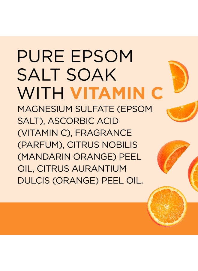 Dr Teal's - Vitamin C & Citrus Epsom Bath Salt 1.36kg - Image 1
