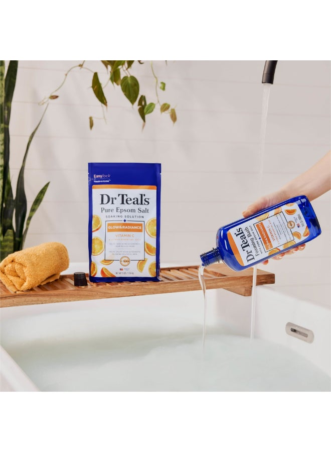 Dr Teal's - Vitamin C & Citrus Epsom Bath Salt 1.36kg - Image 1