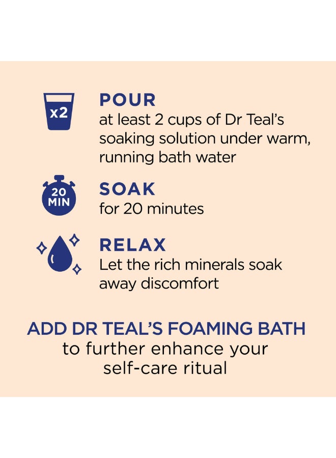 Dr Teal's - Vitamin C & Citrus Epsom Bath Salt 1.36kg - Image 1