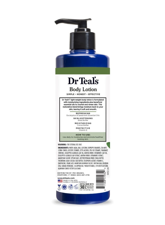 Dr Teal's - Eucalyptus & Spearmint Body Lotion 532ml - Image 1