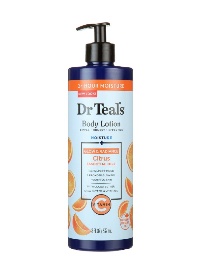 Dr Teal's Citrus Body Lotion 532ml  - Image 1
