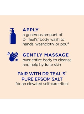 Epsom Salt Body Wash with Vitamin C & Citrus Oils for Glow & Radiance - Hydrates & Conditions Youthful Skin 710ml - view 5