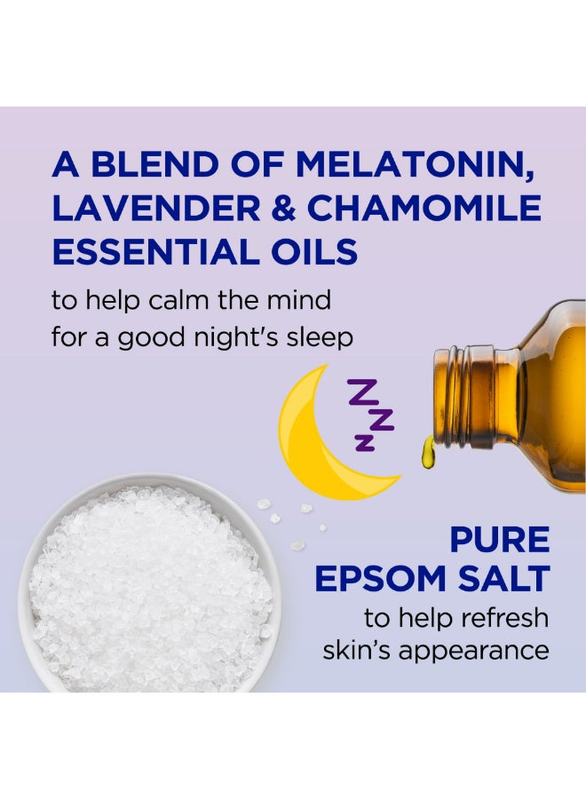 Dr Teal's Melatonin Epsom Salt Sleep Soak - Calms the Mind & Eases Muscle Aches for a Better Night's Sleep with Lavender & Chamomile 1.36kg - Image 3