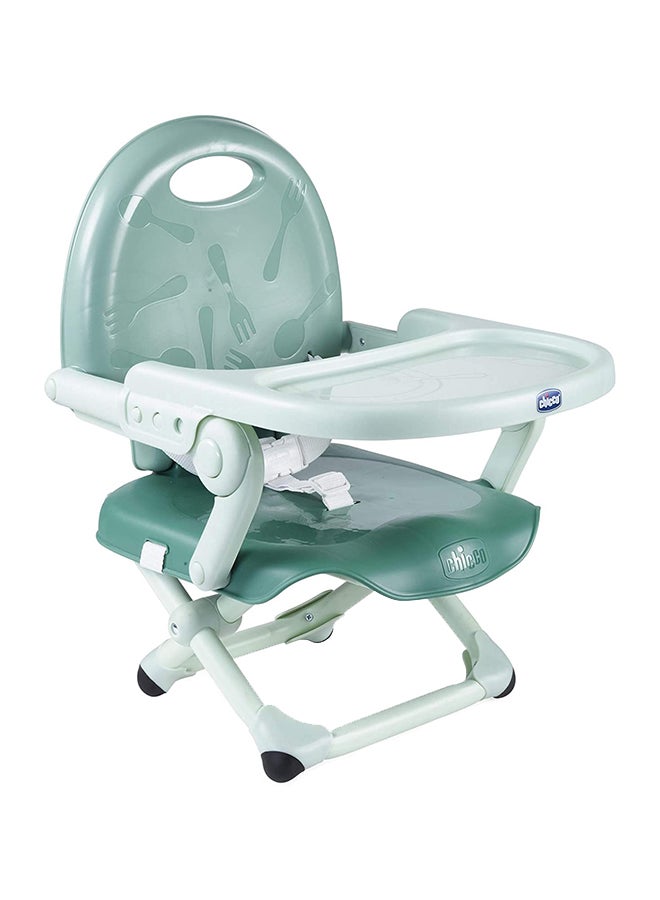 Pocket Snack Booster Seat 6M-3Y, Sage
