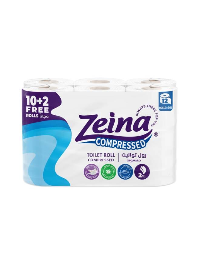 Zeina Toilet Paper Compressed ( 10+2 Free) Roll