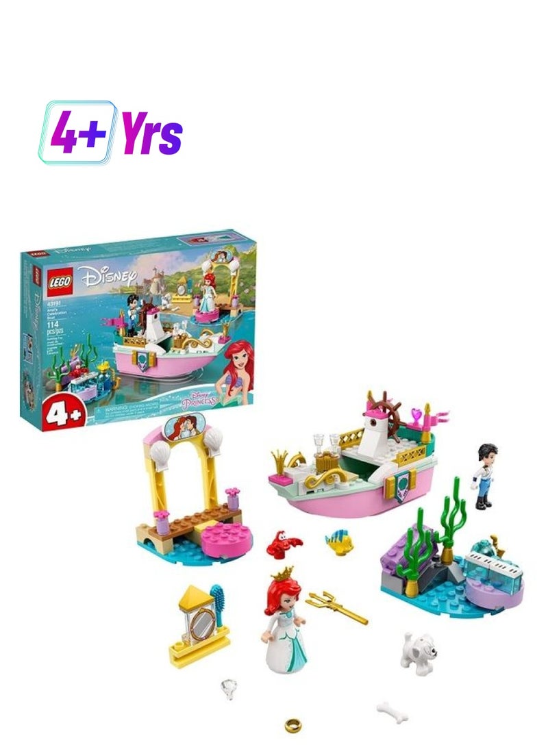 LEGO 6331781 114 Pieces Ariel’s Celebration Boat Creative Building Kit 114 4+ Years - Image 1