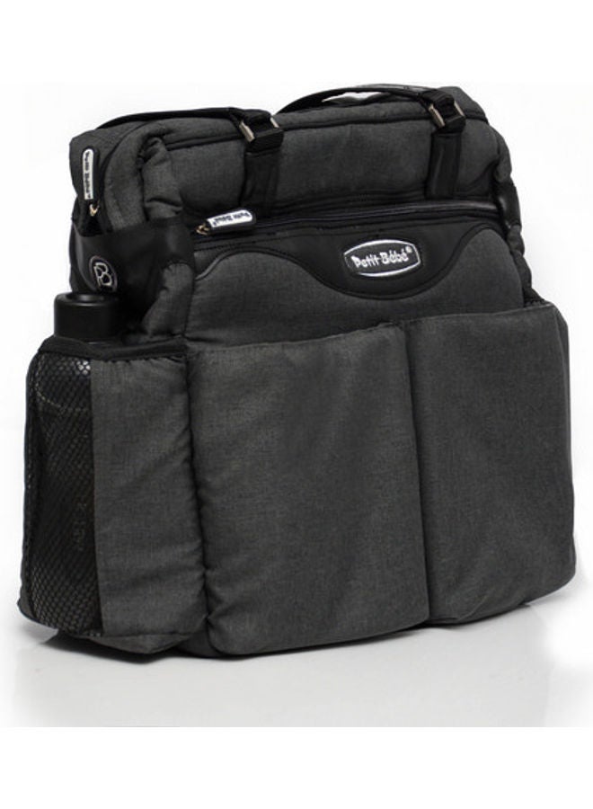 Petit bebe Diaper Bag Premium - Black - Image 5